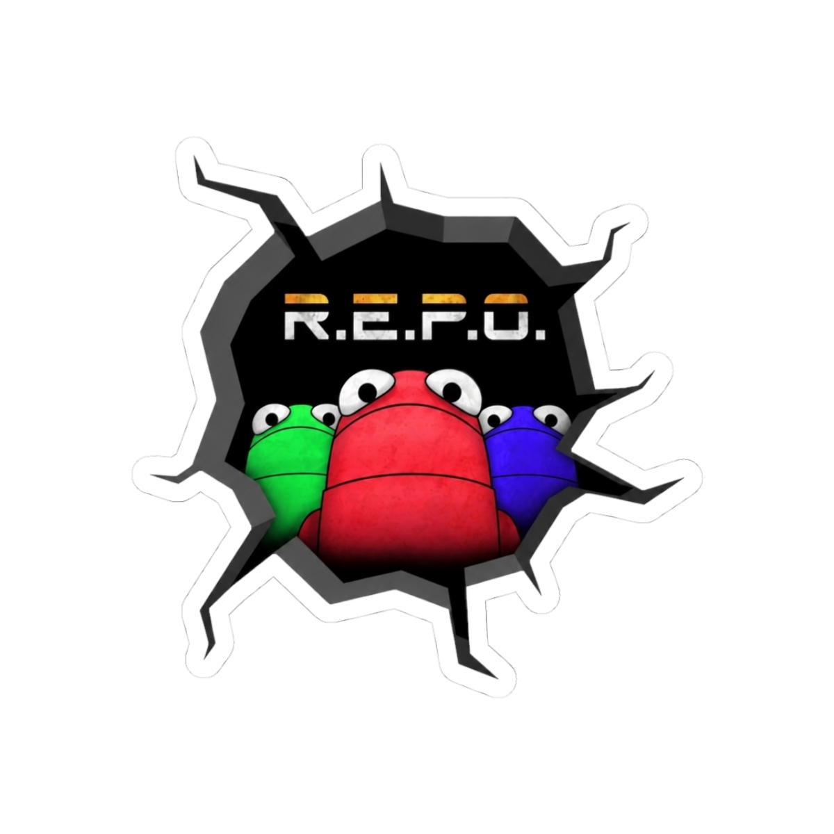 REPO Game Funny Side Eyes | R.E.P.O - alternate angle 1, merchandise
