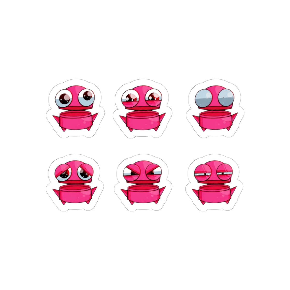 REPO Robot Emotion Stickers - Pink | R.E.P.O - alternate angle 1, merchandise